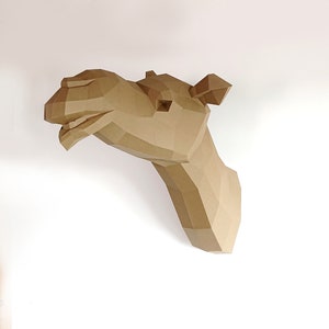 Paperwolf Camel DIY Paper Sculpture image 1