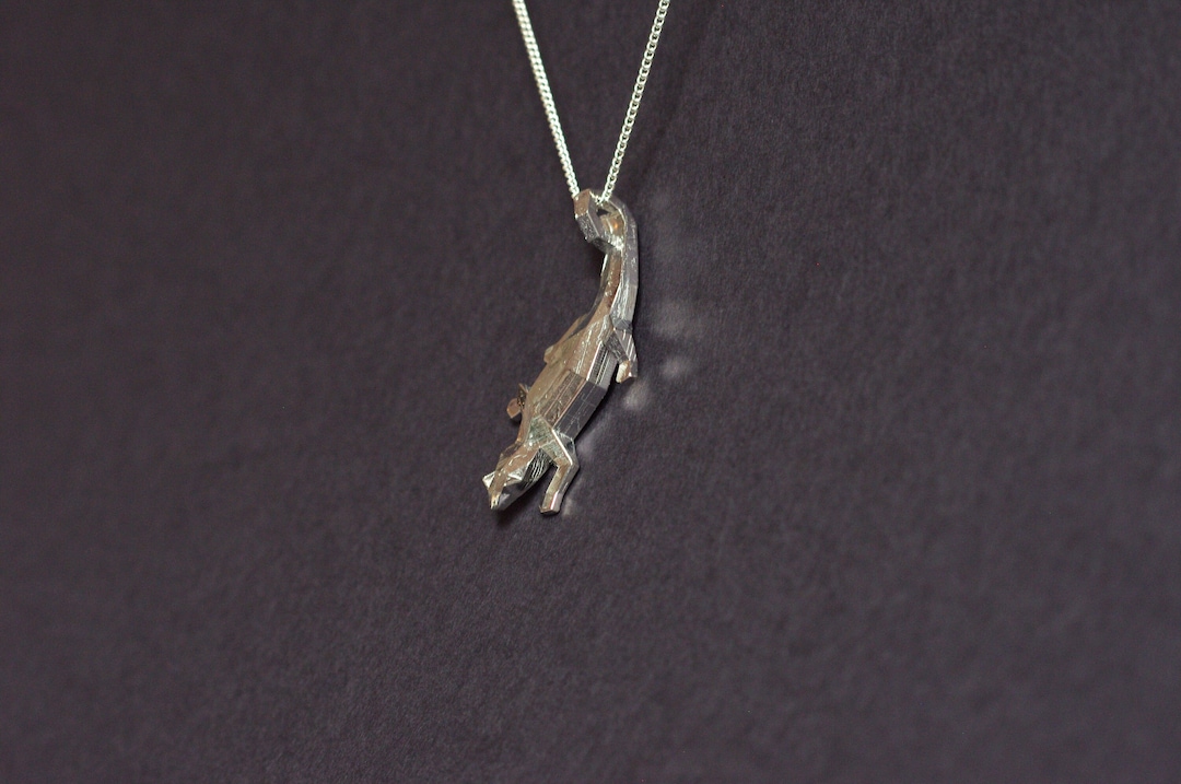 Orecchini A Bottone Monkimau Con Geco In Argento 925 - Gioiello Handmade Anallergico - 3
