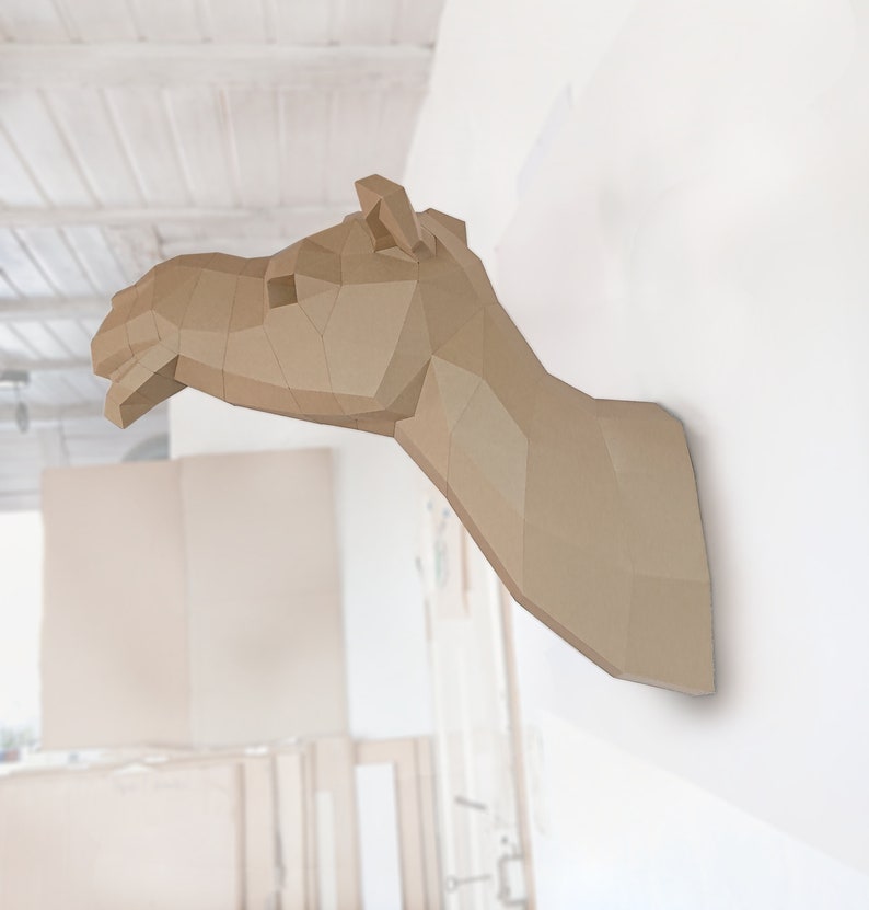 Paperwolf Camel DIY Paper Sculpture image 2
