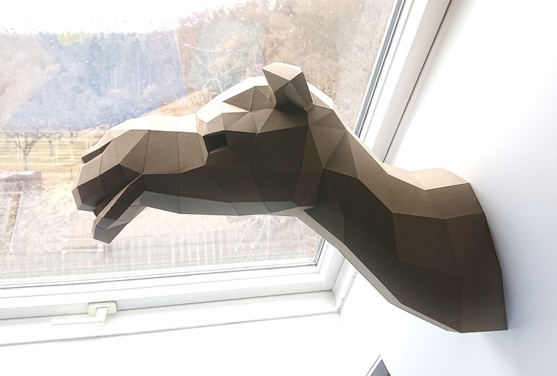 Paperwolf Camel DIY Paper Sculpture image 6