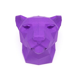 Trophy Leopard PRECUT The Big Five DIY Pink Panther, fake trophy image 4