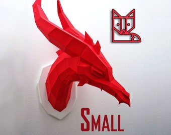 SMALL Dragon - Papercraft Kit