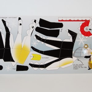 Cartolina "mini pinguino" Natale edizione Craft Arc