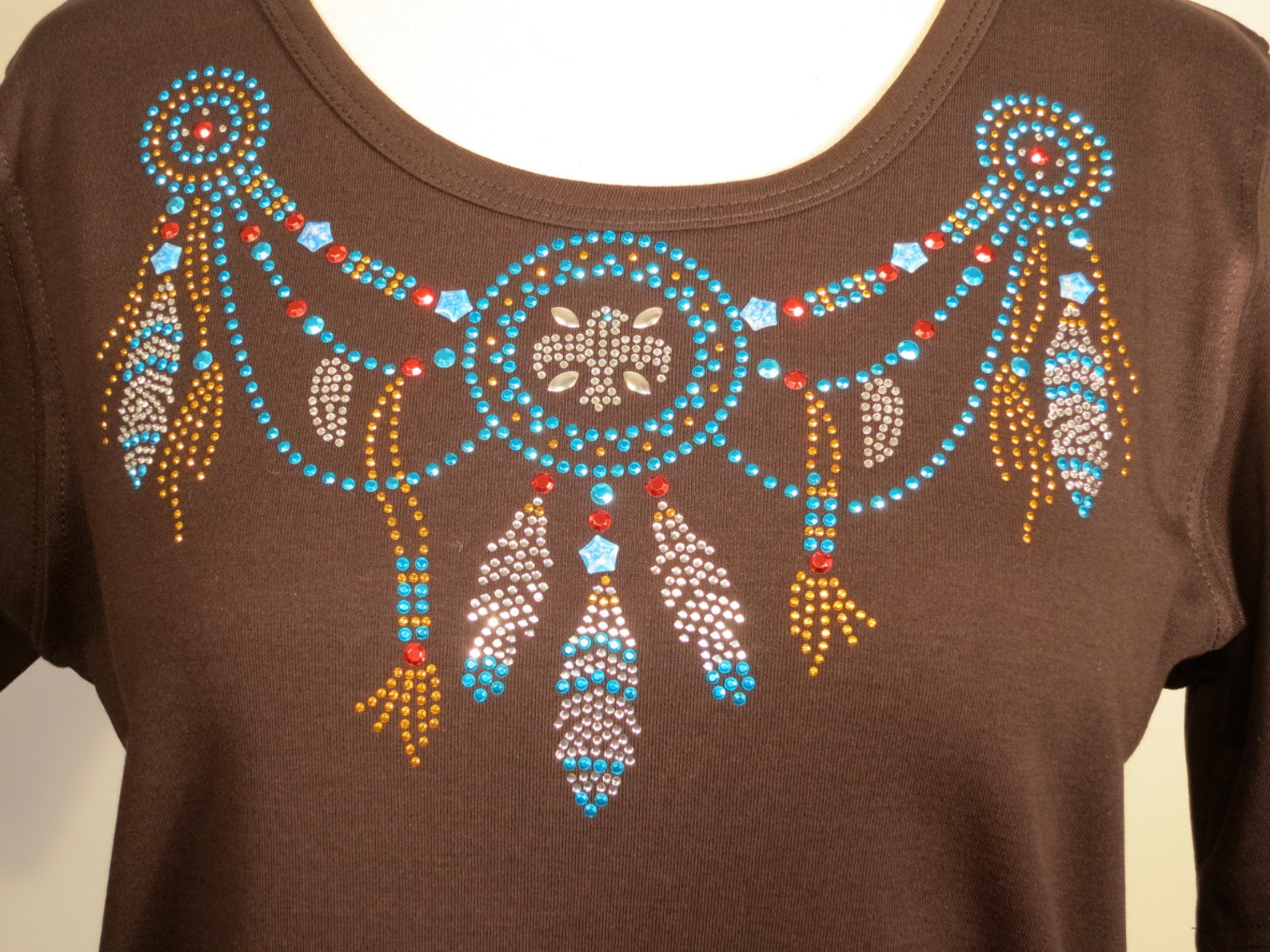 Western Rhinestone Shirt - Etsy