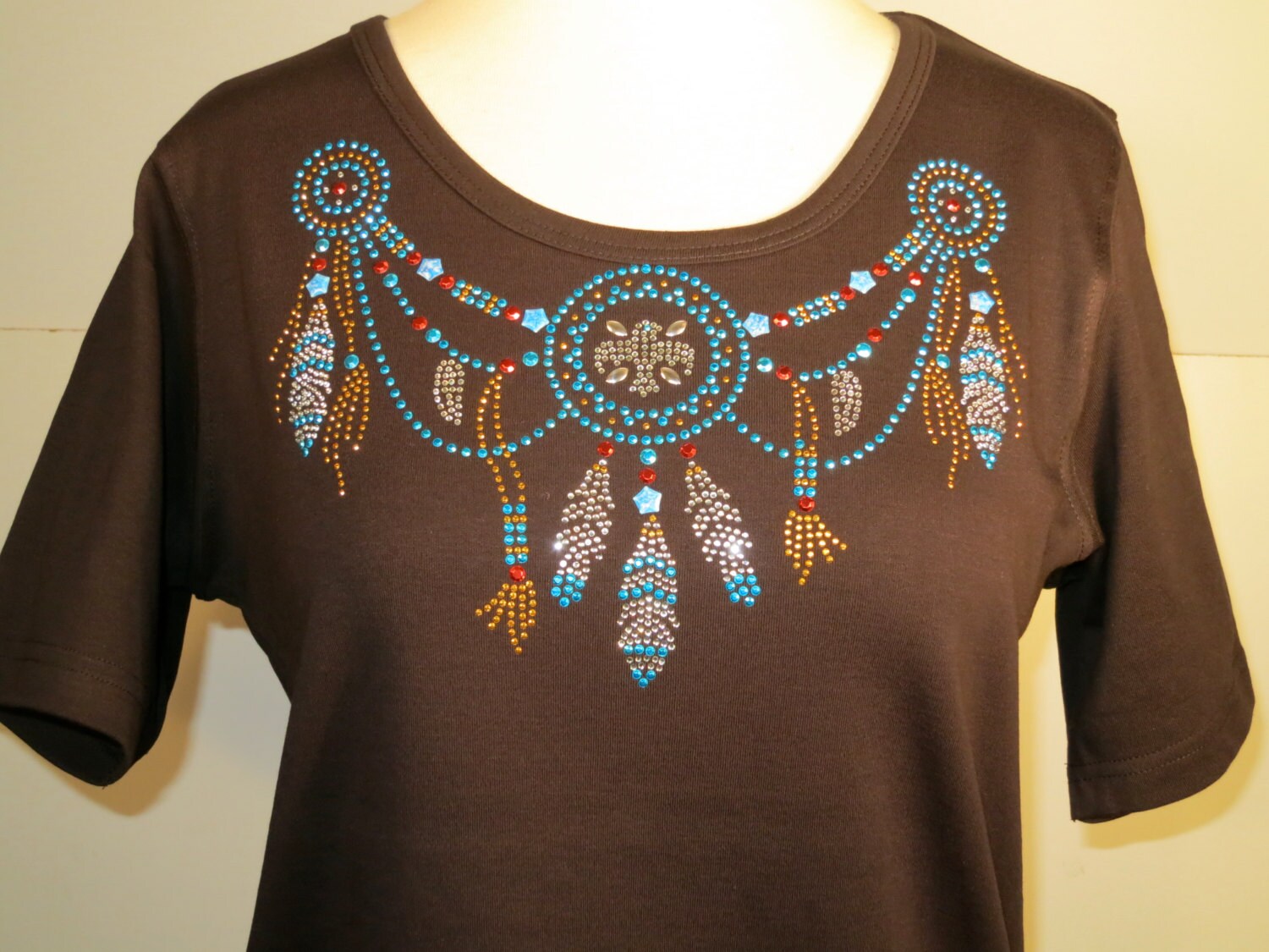 Western Rhinestone Shirt - Etsy