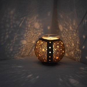 original gourd gourd tealight with glass