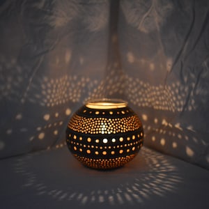 original gourd gourd tealight with glass