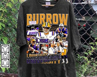 Vintage 90s Graphic Style Joe Burrow T-Shirt - Joe Burrow Football T-Shirt - American Football Tee For Man and Woman Unisex T-Shirt