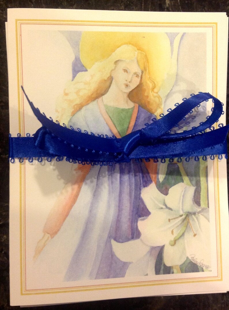 Angel card set of 4