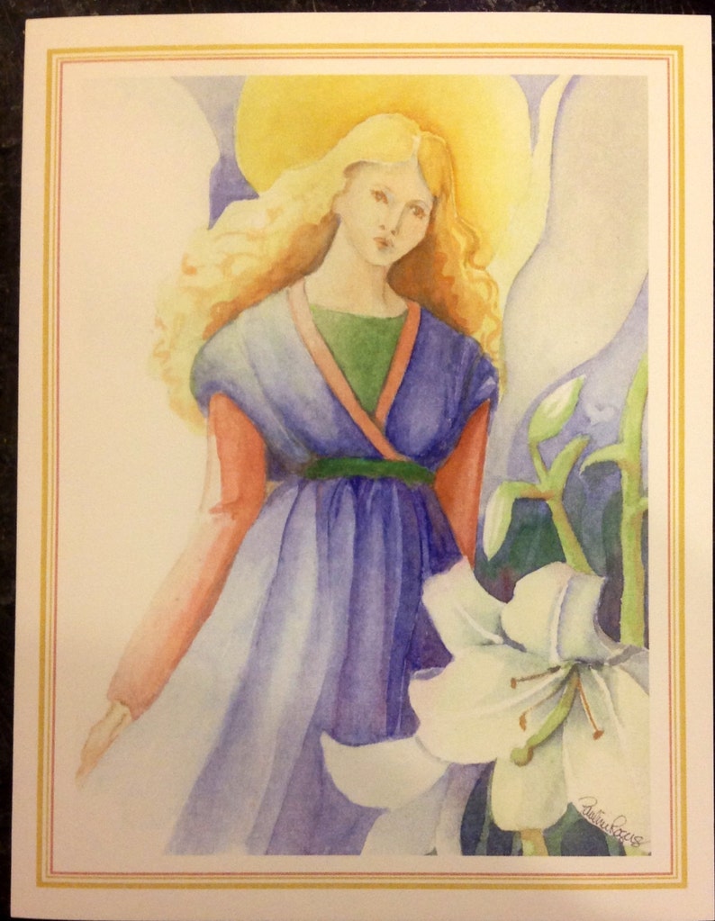 Angel card set of 4