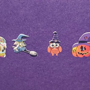 Halloween Push Pins - Set of 4 #0005 *Holiday Push Pins*