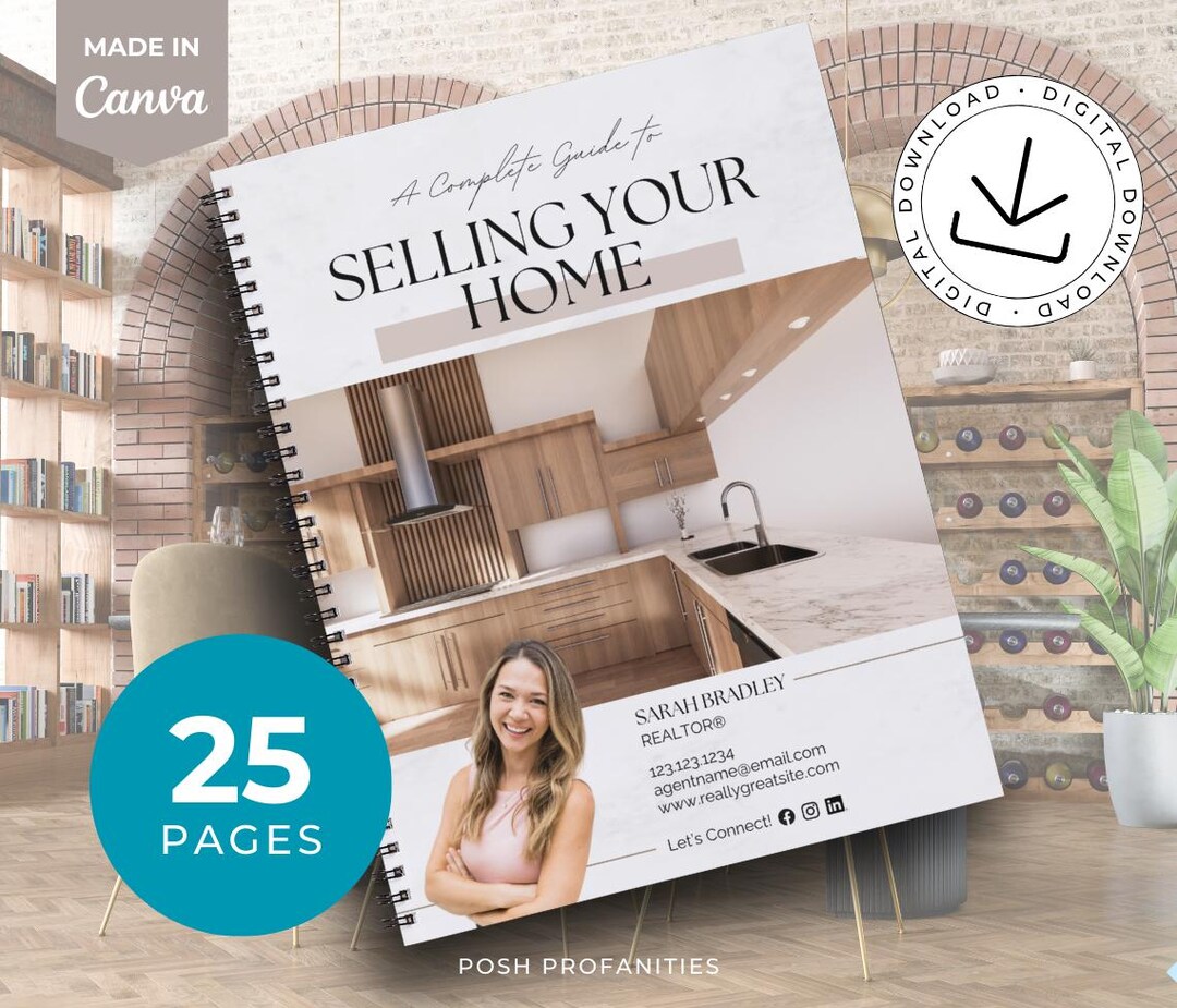 Real Estate Home Selling Guide | Canva Template | Real Estate Agent ...