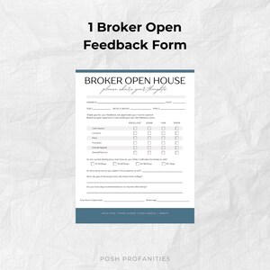 5 Editable Open House Forms | Canva | Sign-in &amp; Feedback Templates for ...