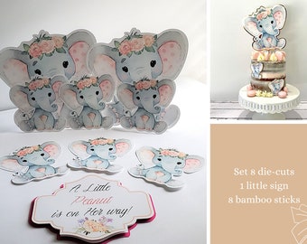 elephant baby shower girl ideas