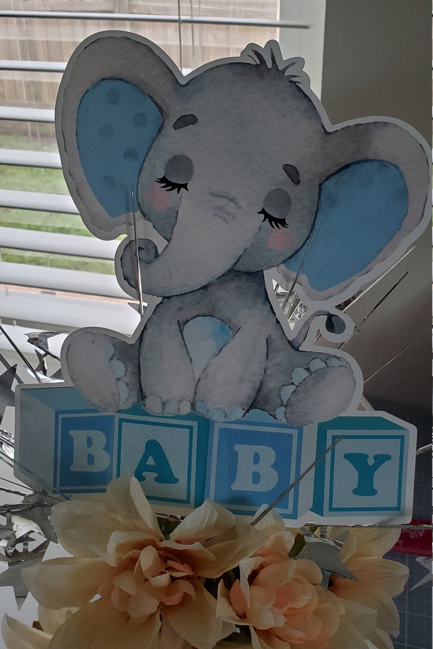 Nino Elefante Baby Shower Elefante Decoracion De Baby Shower Etsy