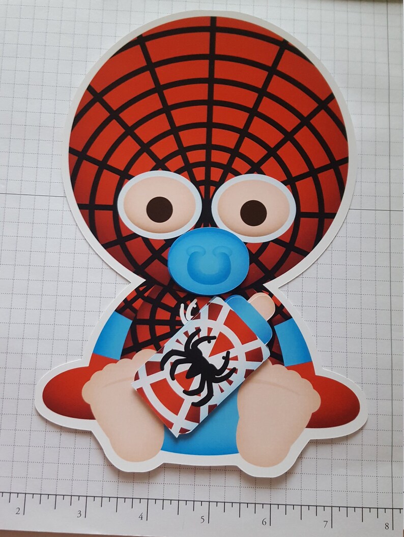 Baby Shower Boy Superhero Baby Superhero Cut Out Baby Etsy