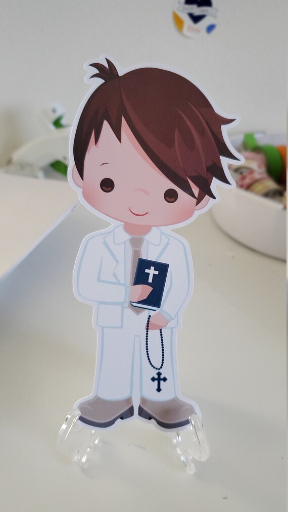 boy first holy communion decorations centerpieces