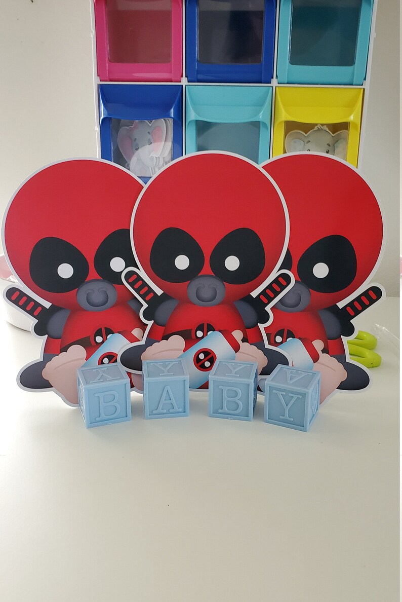 Download Deadpool Baby Superhero cut-out party decoration Deadpool ...