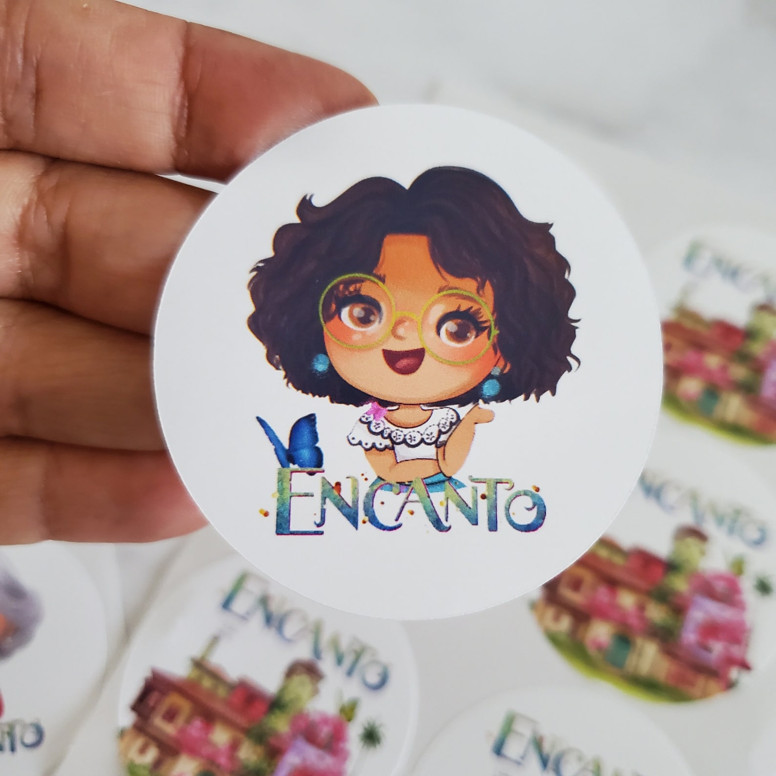 Encanto Encanto Personalized Stickers 24 Encanto Thank You Etsy