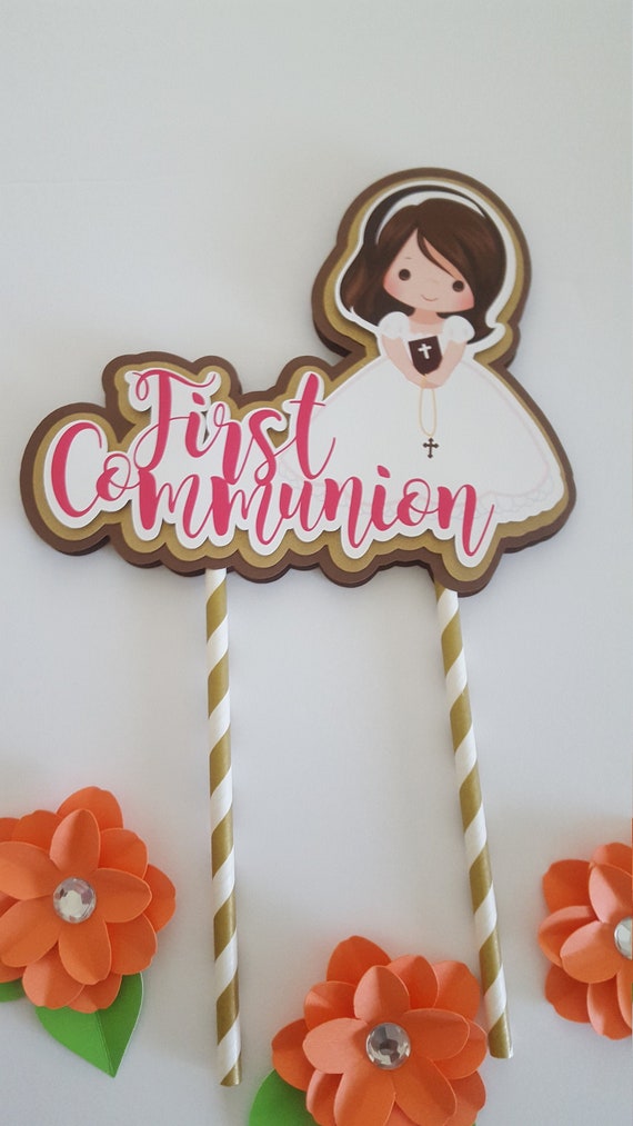 Girl First Holy Communion Christening Party Decoration