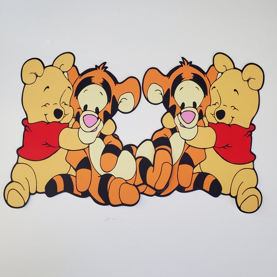 Winnie the Pooh Baby shower ideas cut outs, winnie the pooh baby shower centerpiece - baby winnie the pooh first birthday Il_570xn