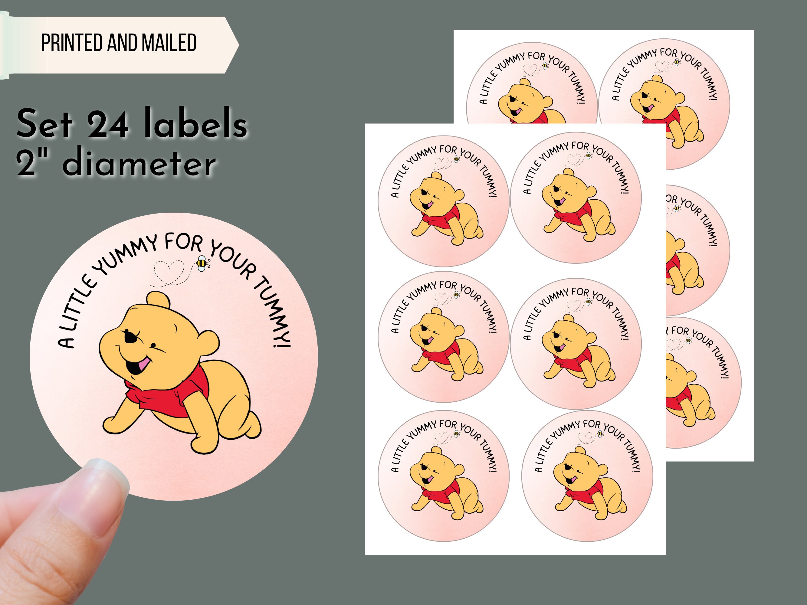 Winnie The Pooh Stickers Bundle ~ 150 Pcs Pooh Reward Stickers for Potty Training (Pooh Baby Shower Decorations Party Favors)
