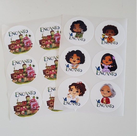 24 Encanto sticker labels for birthday first birthday Encanto Theme Il_570xn