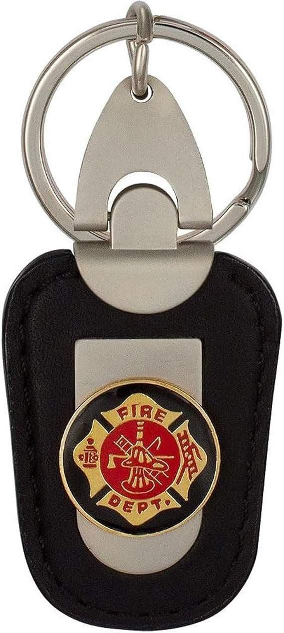 Leder Feuerwehr Schlüsselanhänger, Feuerwehr Schlüsselanhänger