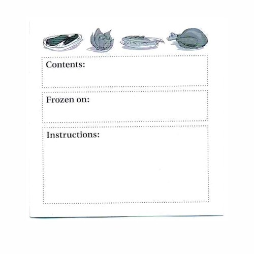 50 Large Freezer Refrigerator Food Labels Etsy