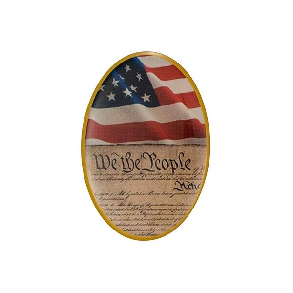 4 We the People US Constitution American Flag Lapel Pins