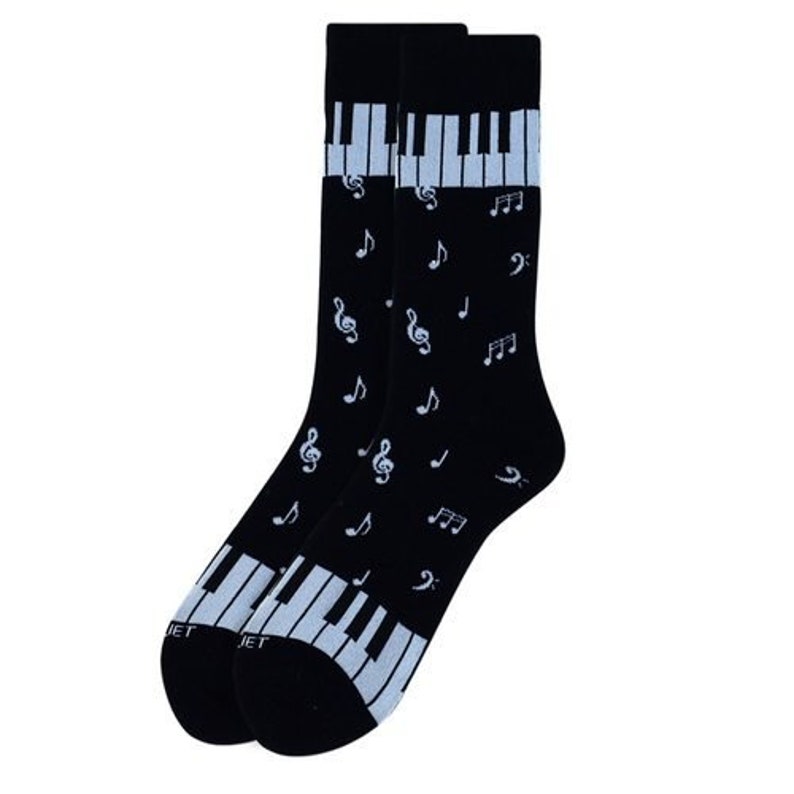 Piano Key Music Socks Music Teacher Gift | Etsy