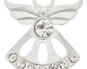 April Birthstone Guardian Angel Pins - Birthstone Jewelry