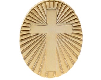 2 Gold Cross Pins, Christian Cross Lapel Pin, Christian Gifts