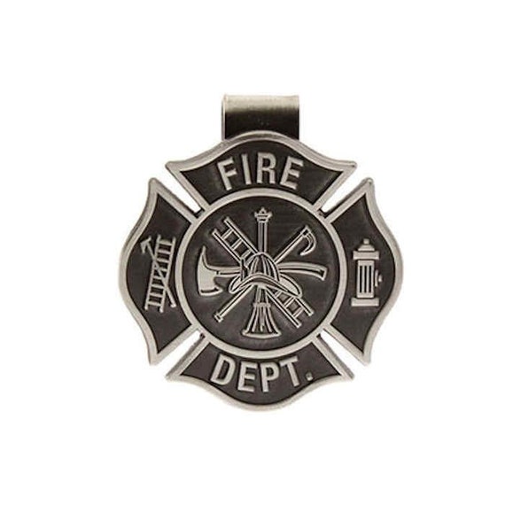 Clip de visière de voiture Fire Emblem de pompier, cadeaux pour