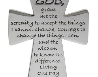 Serenity Prayer Car Visor Clip, Sobriety Gift, Recovery Gifts, Christian Gifts