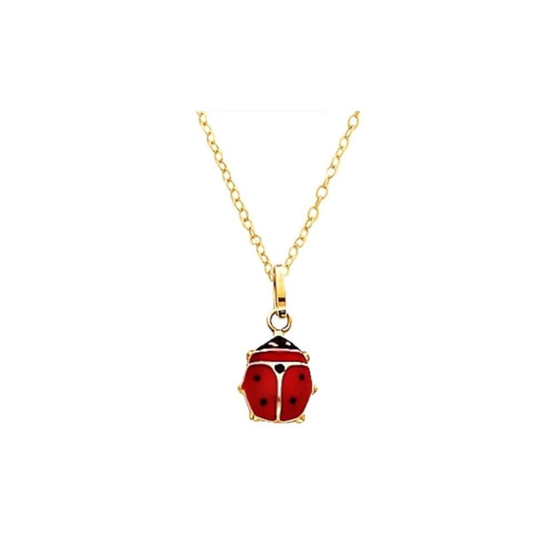 Ladybug Necklace / Ladybird Necklace / Ladybug Pendant Etsy