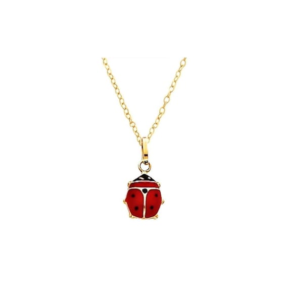 initial necklace ladybird lover gifts insect lover gifts bff gifts ladybug necklace Ladybird necklace ladybird jewelry sister gifts