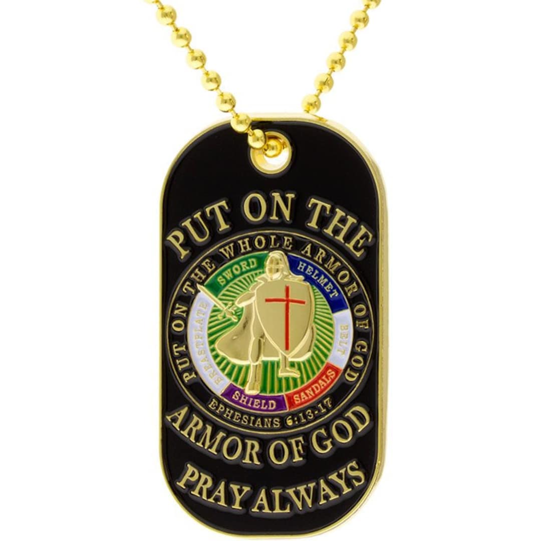 Armor of God Dog Tag Ephesians 6 Christian Dog Tag Etsy