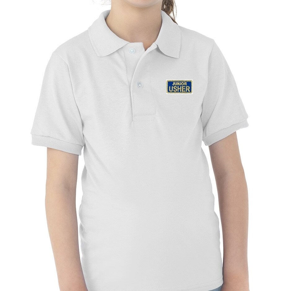Junior Usher White Polo Shirt - Etsy 