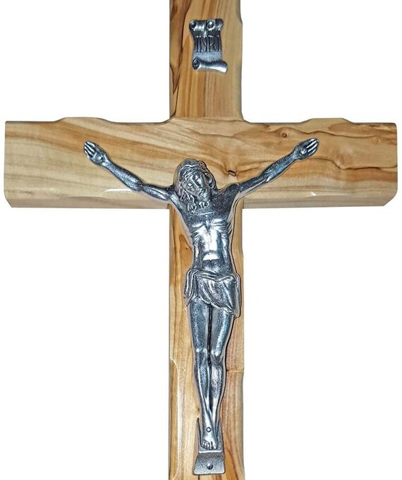 Wand Kruzifix, Traditionelle katholische Dekoration, katholische Geschenke  - .de