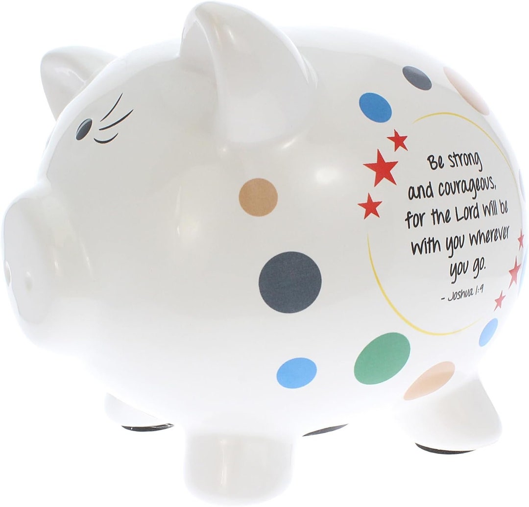 White Ceramic Large Adult Piggy Bank or Kids Piggy Bank Etsy