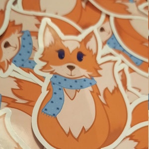 Winter Fox Sticker