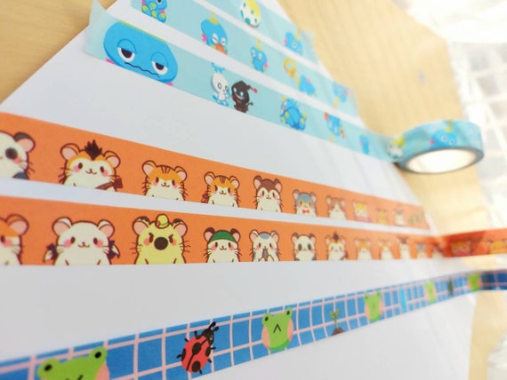 Kawaii Washi Tape Kawaii Stationary Washi Tape Set Cute Washi Tape