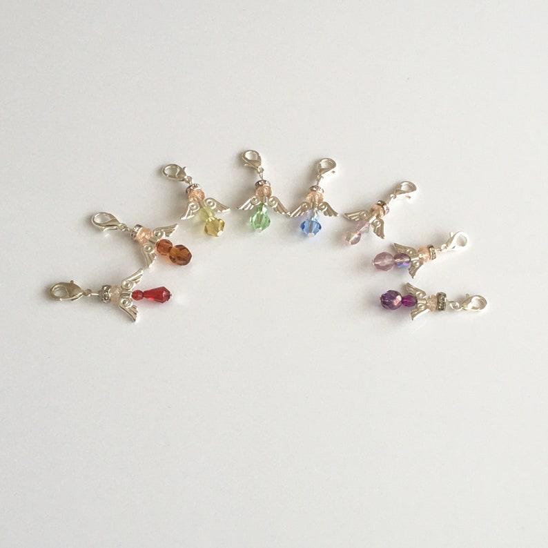 Crystal Angel Good Luck Charm Etsy UK