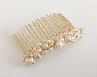 Freshwater Pearl Bridal Hair Comb