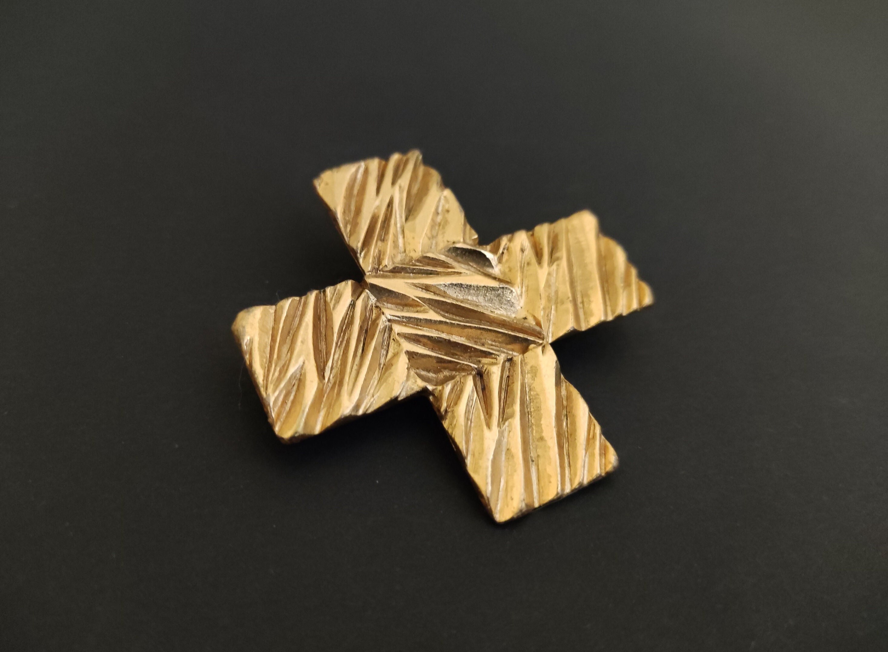 Ysl Cross Brooch - Etsy