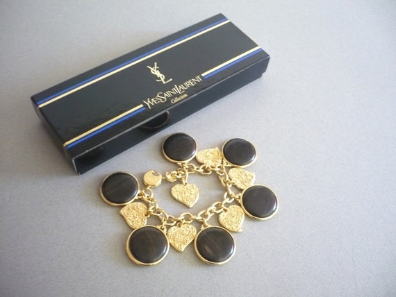 YVES SAINT LAURENT ~ Authentic Vintage Gold Plate… - image 3