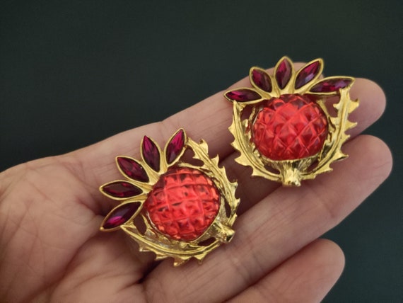 祝開店！大放出セール開催中 LAURENT SAINT YVES ~ Orange Plated Gold Vintage Authentic アクセサリー