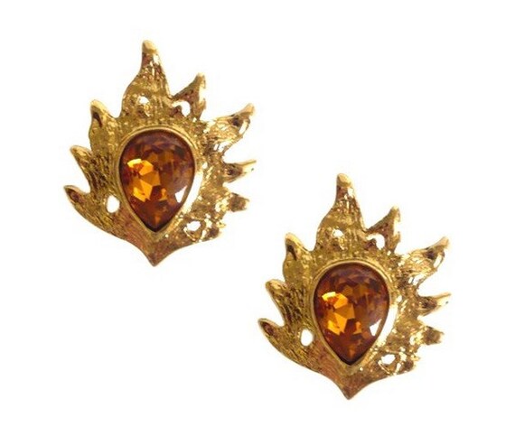 YVES SAINT LAURENT ~ Authentic Vintage Flame Orang