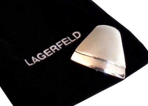 KARL LAGERFELD ~ Authentic Vintage Silver Plated … - image 1